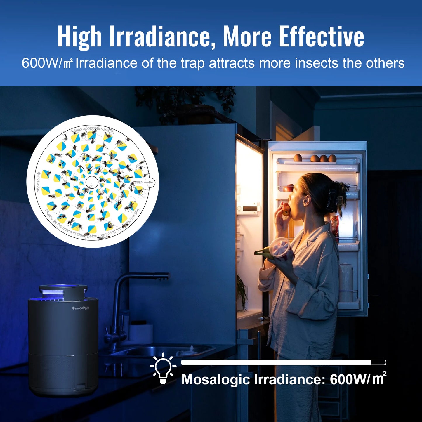 Mosalogic Insect Trap with Suction - mosalogic