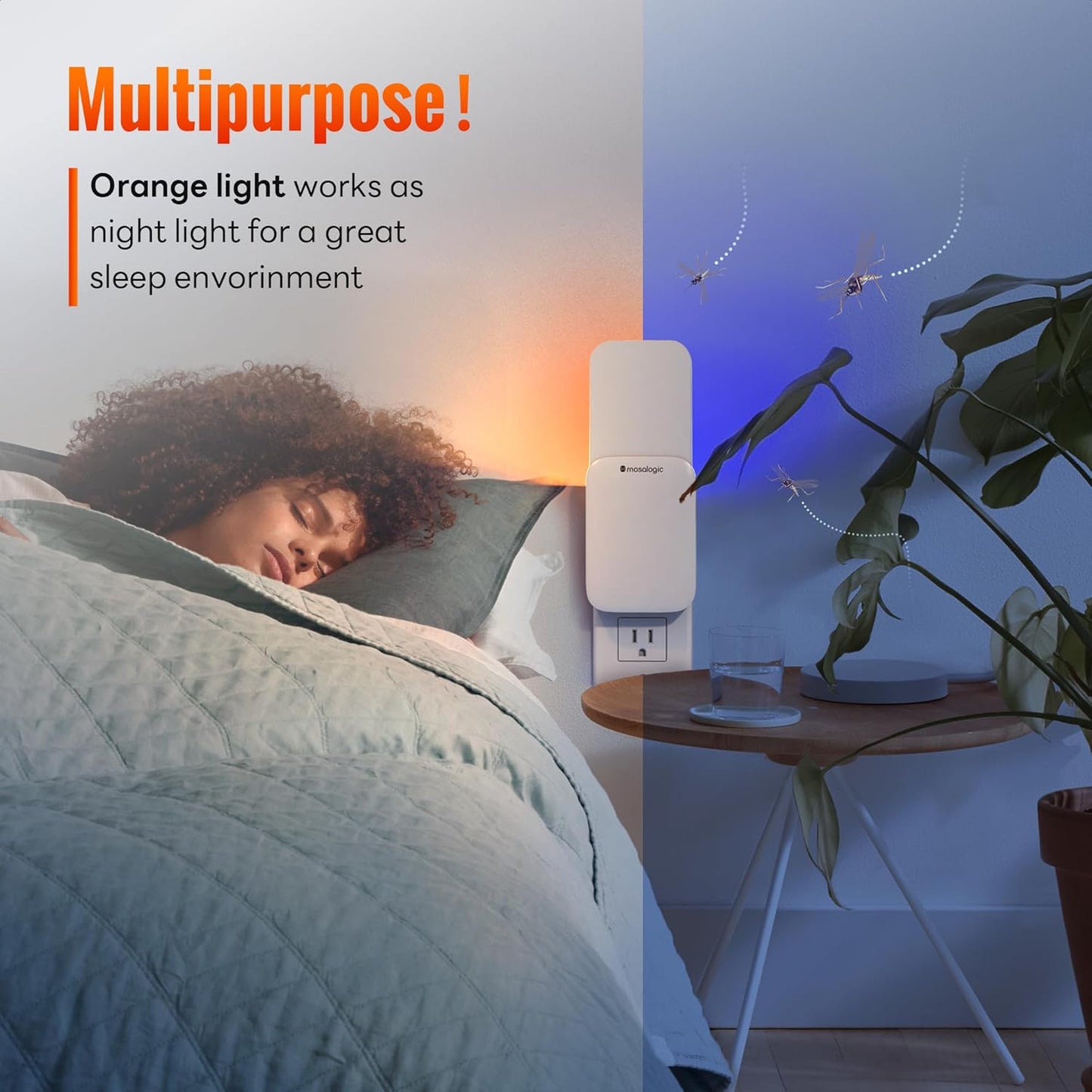 Mosalogic UVA Flying Insect Trap-US Plug