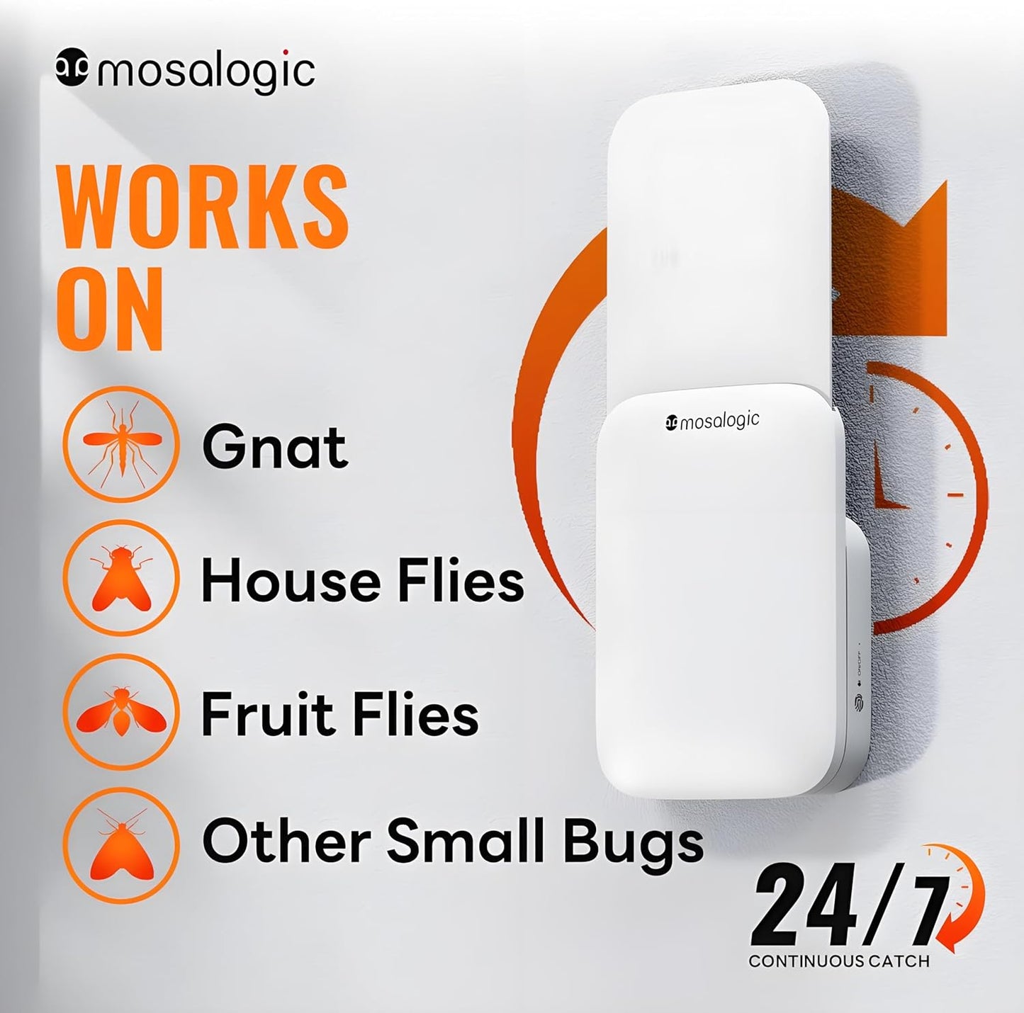 Mosalogic UVA Flying Insect Trap-US Plug