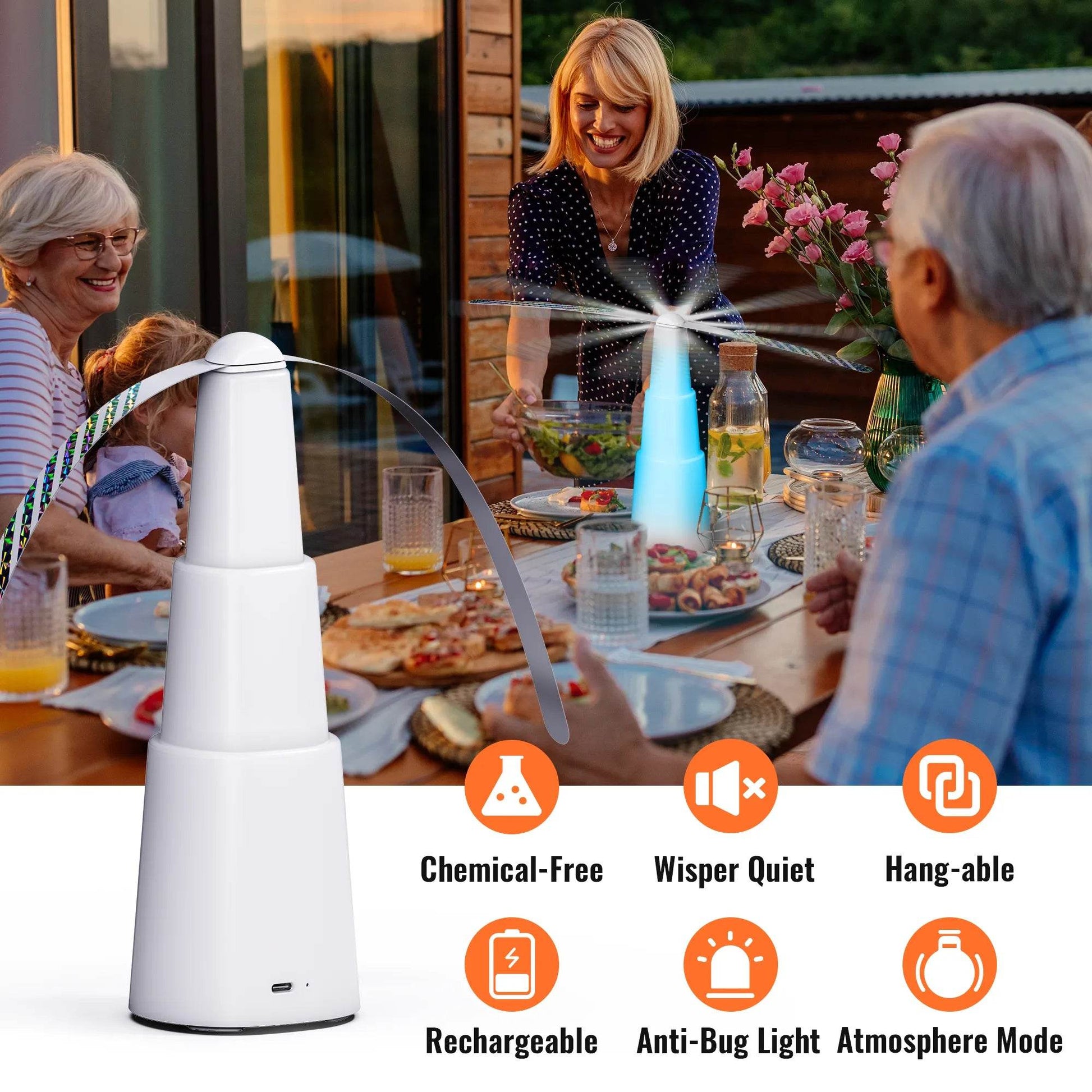 Mosalogic Fly Repellent Fan - mosalogic