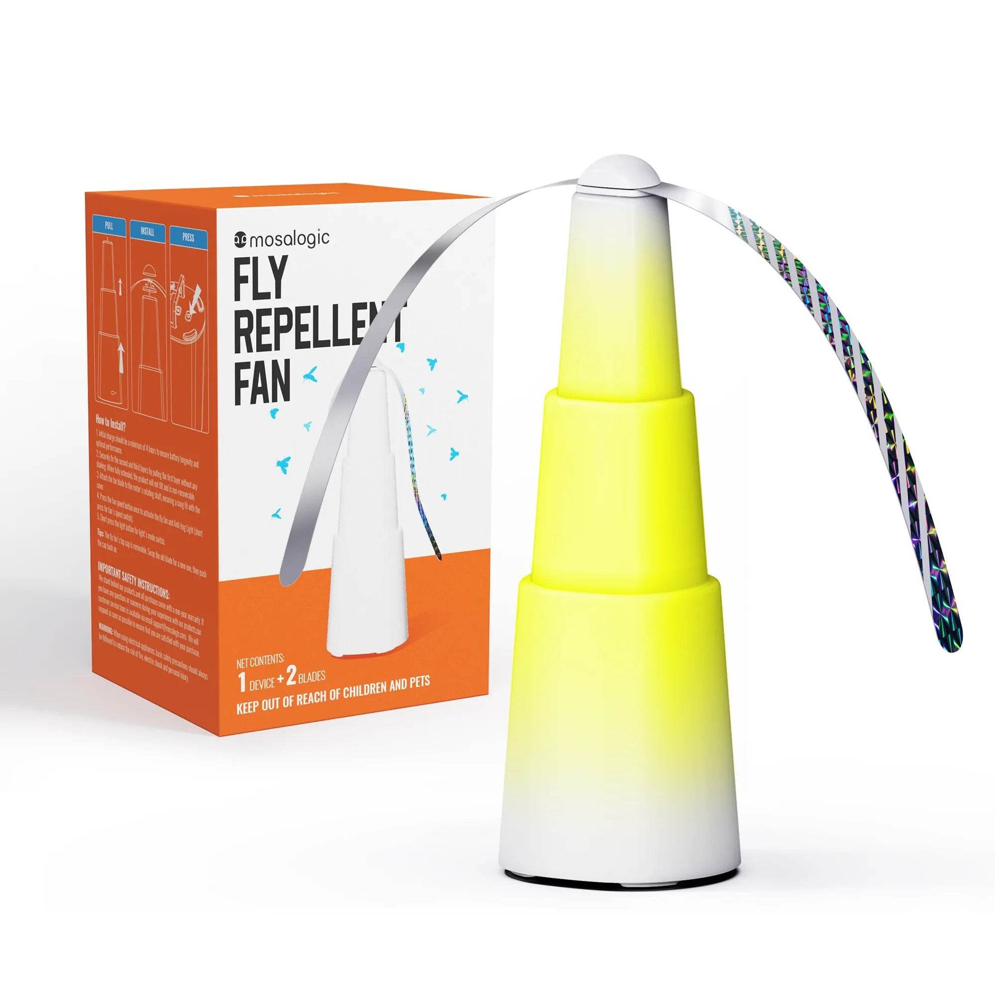 Mosalogic Fly Repellent Fan - mosalogic