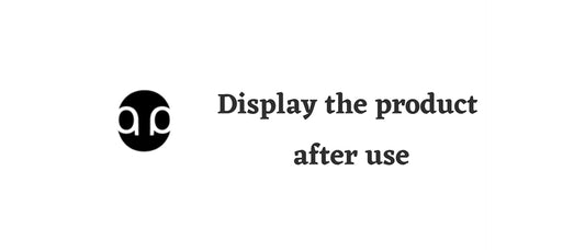 Display the product after use - mosalogic