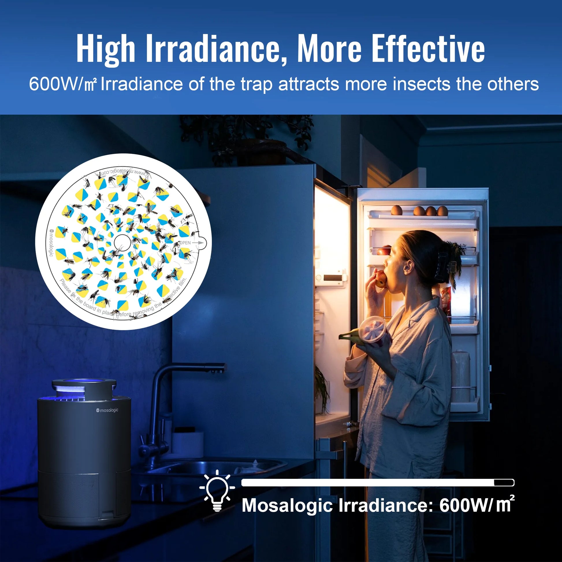 Mosalogic Insect Trap with Suction - mosalogic