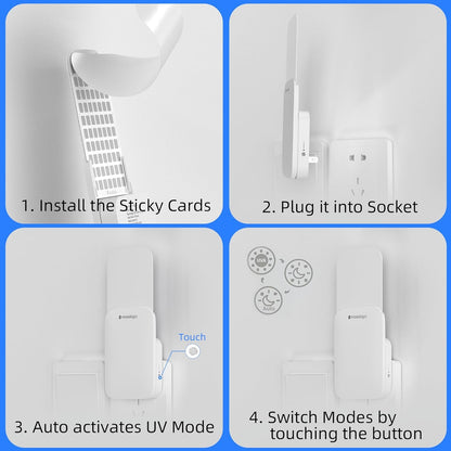 Mosalogic Fruit Fly Traps for House Use Gnat Trap Flying Insect Trapper