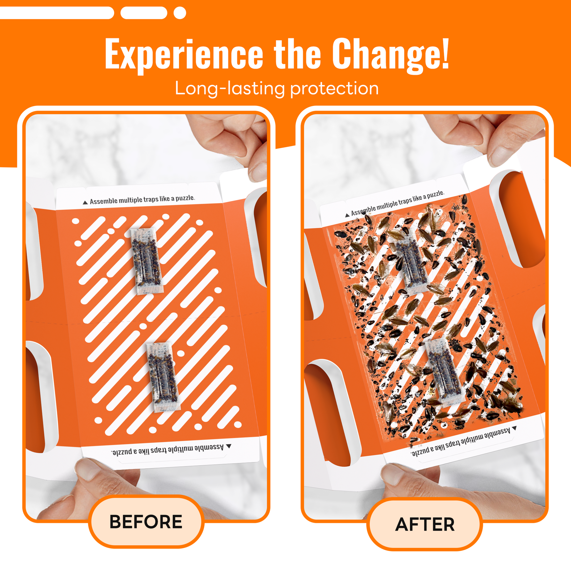 Mosalogic Roach Traps Indoor (12 Pack) Pest Control Devices mosalogic Cockroach_sticky_trap_installation_demonstration_for_home_use