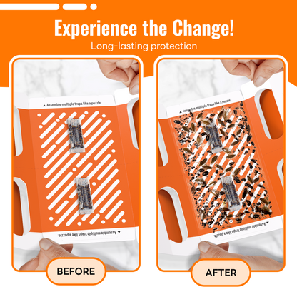 Mosalogic Roach Traps Indoor (12 Pack) Pest Control Devices mosalogic Cockroach_sticky_trap_installation_demonstration_for_home_use