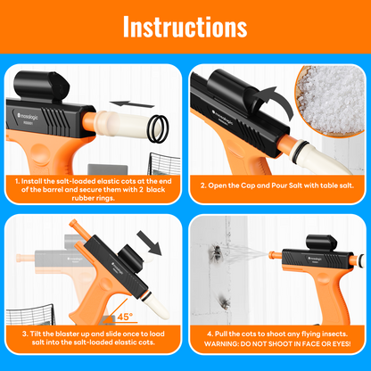 Mosalogic Bug Salt Gun Fly Killer Salt - mosalogic