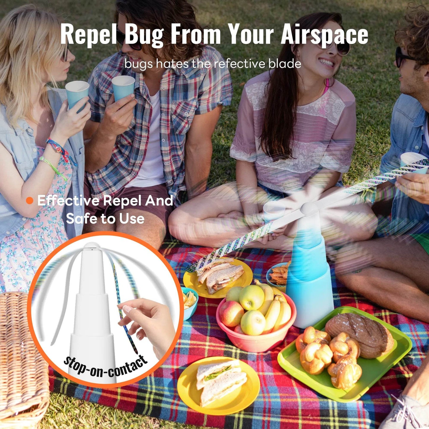 Mosalogic Fly Repellent Fan Pest Control mosalogic Fly_Repellent_Fan_Pest_Control_Repel_Bug_From_Your_Airspace