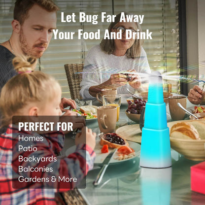 Mosalogic Fly Repellent Fan Pest Control mosalogic Fly_Repellent_Fan_let_bug_far_away_your_food_and_drink