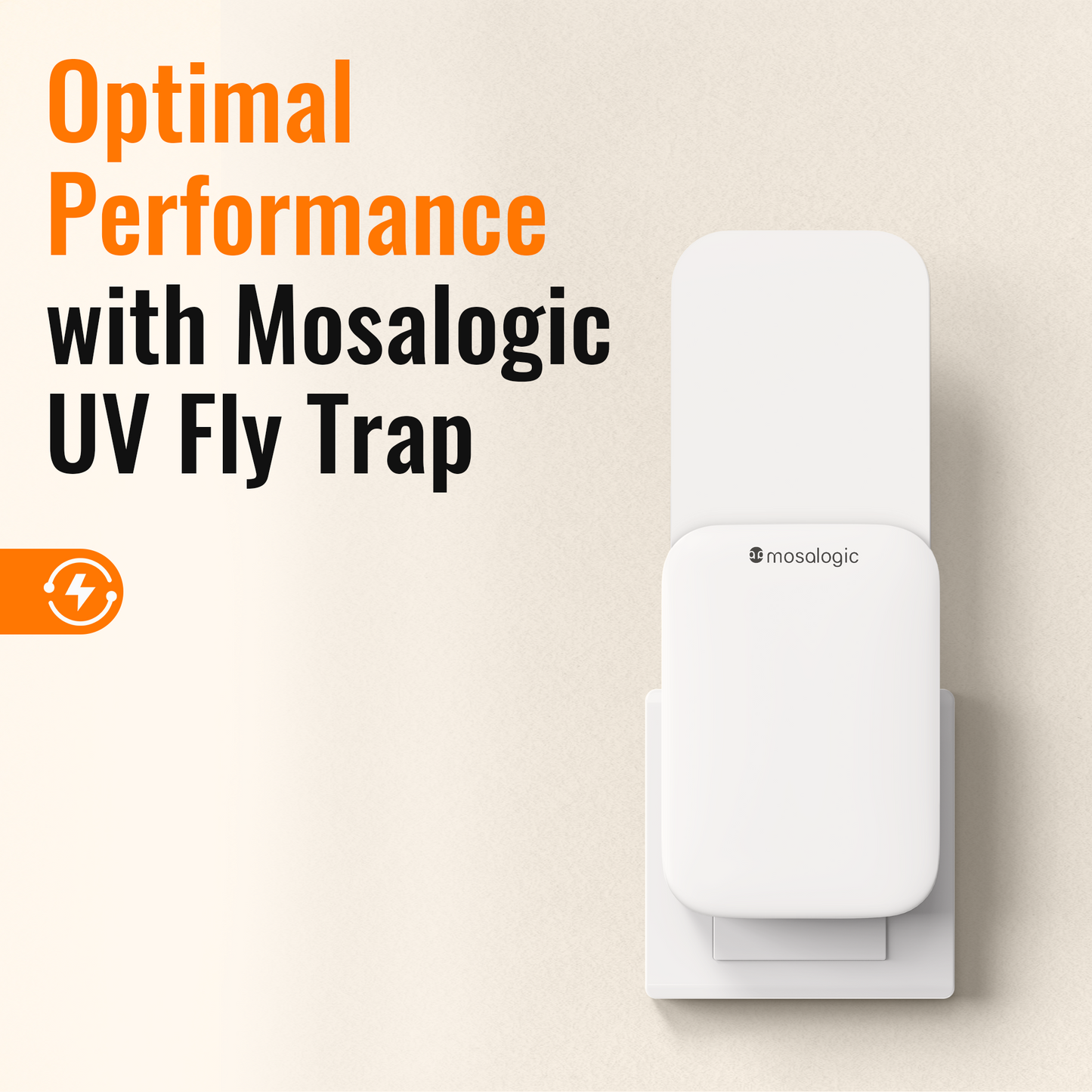 Mosalogic Sticky Card Plug Refill Replacement Glue Cards-10pack Fly Trap Refills & Sticky Cards mosalogic Fly_trap_refill_cards_with_strong_adhesive_for_insect_capture