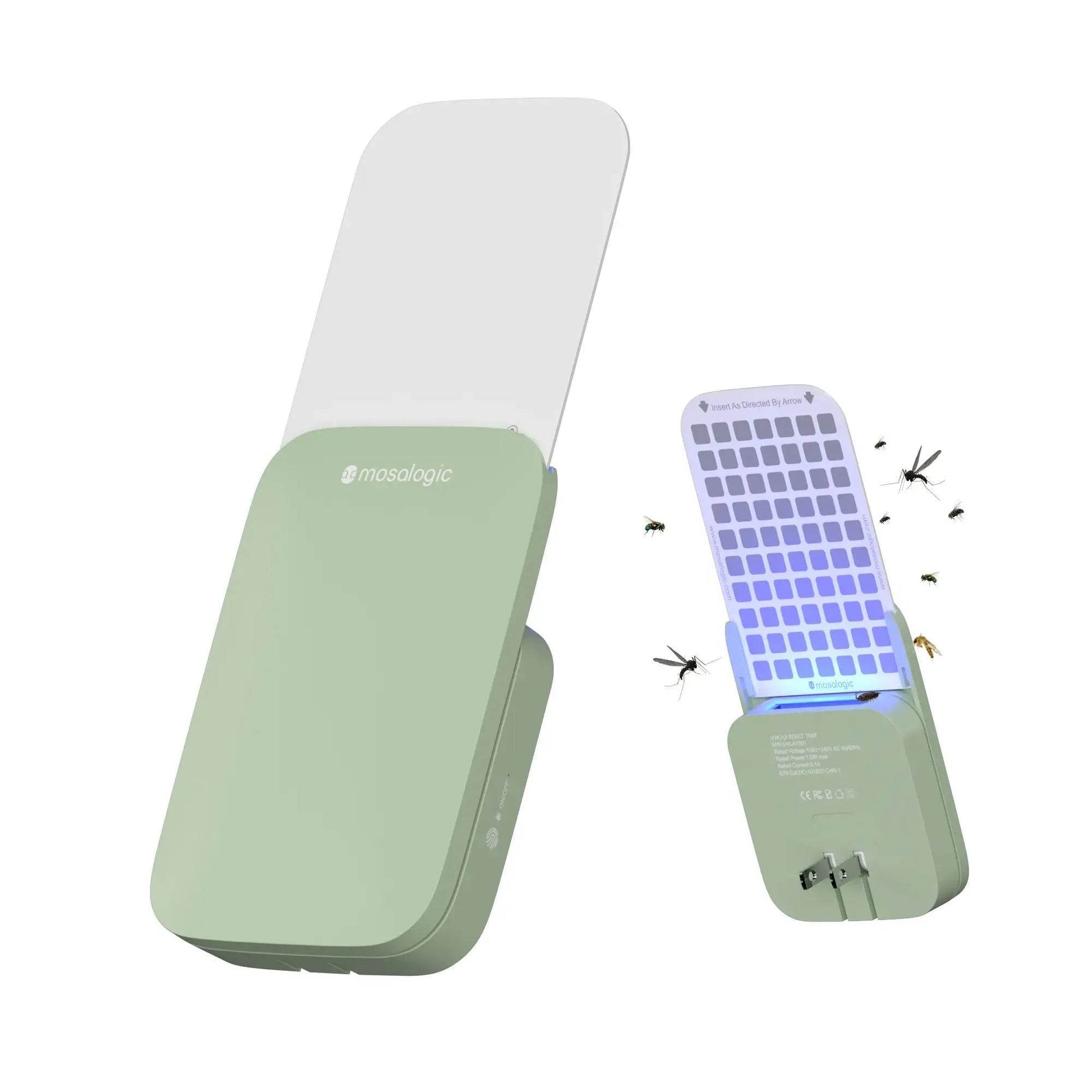 Mosalogic Fruit Fly Traps for House Use Gnat Trap Flying Insect Trapper Green Pest Control mosalogic best_indoor_fly_trap_GREEN