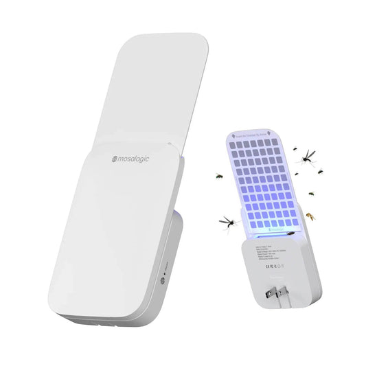 Mosalogic Fruit Fly Traps for House Use Gnat Trap Flying Insect Trapper White Pest Control mosalogic best_indoor_fly_trap_WHITE