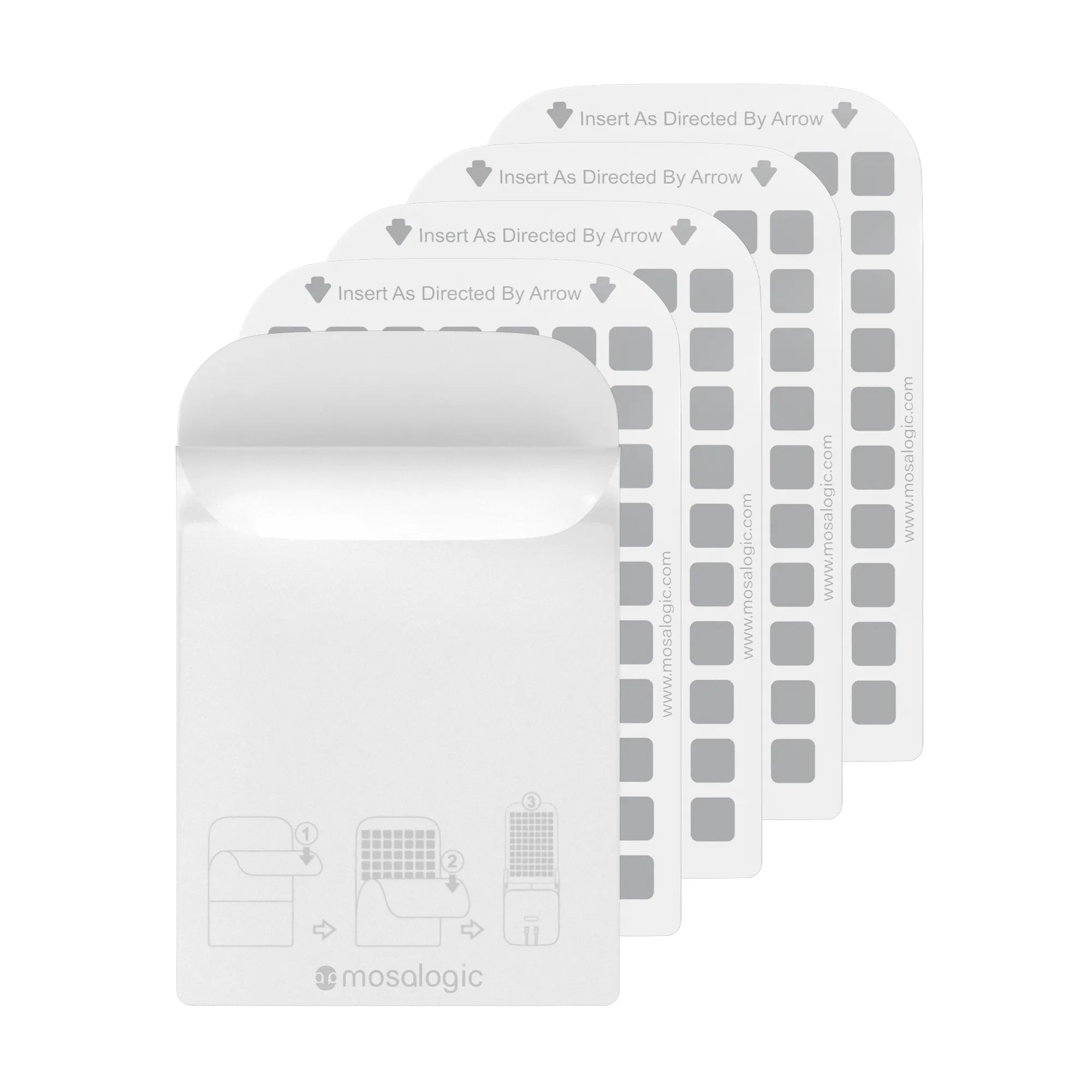 Mosalogic Sticky Glue Cards Refills (5 Pack) - mosalogic