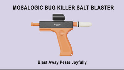 Mosalogic Bug Salt Gun Fly Killer - 150 Shots, Non-Toxic, Effective Solution